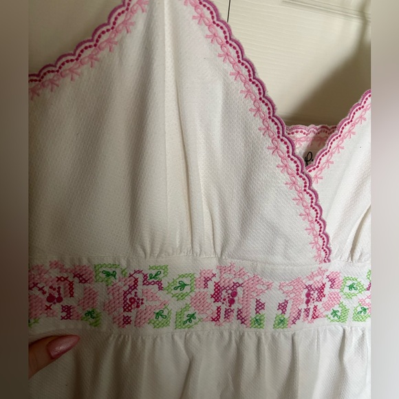 Lilly Pulitzer White Rose Dress (Vintage) 🎀 - Picture 4 of 7
